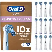 Braun Sensitive Clean Pro - Opzetborstels - 12 stuks.