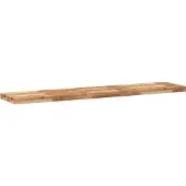 vidaXL Wandschap zwevend olieafwerking 160x30x4 cm massief acaciahout