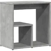 vidaXL Bijzettafels 2 st 50x30x50 cm bewerkt hout betongrijs