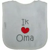 Funnies Witte slab met "Ik hou van oma"
