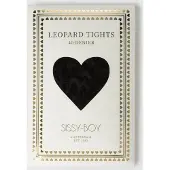 Sissy-Boy Zwarte leopard panty | Maat: M