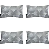 Madison sierkussen napels - 30x50x10cm set van 4