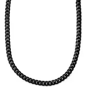 Lucleon 12 mm Zwarte Stalen Schakelketting