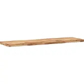 vidaXL Wandschap zwevend olieafwerking 140x40x4 cm massief acaciahout
