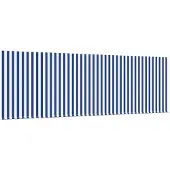 vidaXL Uitschuifbare luifel Blauw 350 x 200 cm Stof
