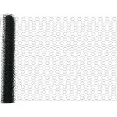 vidaXL Hexagon Hek Groen 1 x 50 m PVC
