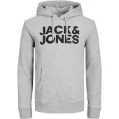Jack & Jones Sweatshirt lichtgrijs / zwart