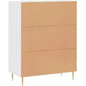vidaXL Dressoir, wit, 69,5 x 34 x 90 cm, houtvezel