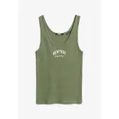 Superdry Top 'Athletic Essentials' groen / wit