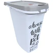Moderna Trendy Verhaal Huisdierwijsheid Middelgrote Voedsel Emmer 10l 36.2x20.1x36.5 Cm