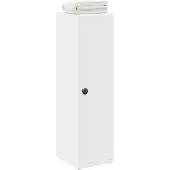 vidaXL Badkamerkast met rolhouder 20,5x22x72 cm wit