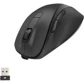 Hama MW-500 - Optische draadloze muis - 6 knoppen - 2.4 GHz RF - Stil - Oplaadbaar - Zwart