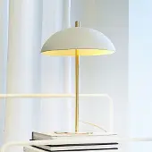 Dyberg Larsen Tafellampe , Globus, Goud / Messing, Woonkamer, Metaal, Scandinavisch
