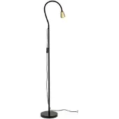 Orion Vloerlamp Dotty, messing / goud, Woon-/ Eetkamer, metaal, Modern, vloerlamp