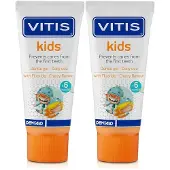 Vitis Kids Tandpasta-Gel Kers 2x50 ml Tandpasta