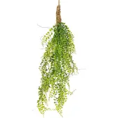 Viana Kunstmatige erwtenplant van jute om op te hangen, groen, H80cm