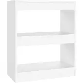 vidaXL Boekenkast/kamerscherm 60x30x72 cm wit
