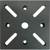 Axi Adapter voor stalen parasolvoet, zwart | Sockel, voet voor tuin/terras | Geschikt voor hangende parasols