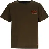 Like Flo Boys T-shirt met backprint donkergroen Jongens Katoen Ronde hals - maat 116