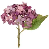 Viana Kunsthortensia's Paars Kunstbloemen Hortensia 34cm 2 stuks