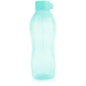 Tupperware Ecofles 1 l Turquoise | Waterfles Drinkfles groen blauw met draaidop