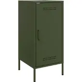 vidaXL Dressoirs 2 st 36x39x79 cm staal olijfgroen