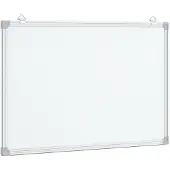 vidaXL Whiteboard magnetisch 40x30x1,7 cm aluminium
