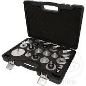 Ks Tools 160.0815 Universele ontluchtingsnippel-adapterset voor remontluchting, 17-delig