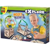 SES Creative Insecten Observatie - Set met Vergrootglas, Tang en Boxen - Vanaf 5 Jaar - Buitenspeelgoed - Schoencadeautjes Sinterklaas