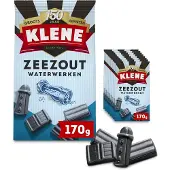 Klene Zeezout Waterwerken - Drop - Zout - 8x170g