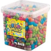 SES Creative Funmais - Knutselen - Vegan & Glutenvrij - Goed Uitwasbaar - Voor Kinderen Vanaf 3 Jaar - Emmer met 800 Stuks