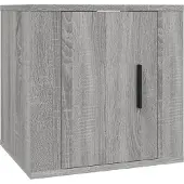 vidaXL 6-delige Tv-meubelset bewerkt hout grijs sonoma eikenkleurig