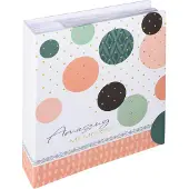 Walther design ME-487-R ME-487-R Fotoalbum (b x h) 27.5 cm x 25 cm Wit, Roze