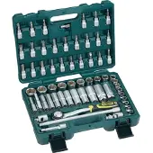 BRÜDER MANNESMANN M 2045-SL Dopsleutelset Metrisch 3/8 (10 mm) 61-delig