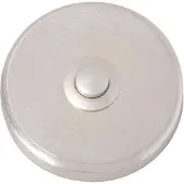 Heidemann 70083 Belknop 1-voudig Vernikkeld 24 V/1 A