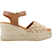 Toni pons Dames espadrille met hoge sleehak van stof | HANNA