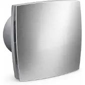 Wahlbach Badkamer ventilator vochtsensor/timer 150 mm aluminium Silent