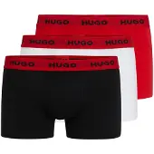 HUGO Boxershorts beige / rood / zwart