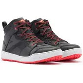 Dainese Suburb D-Wp Schoenen Zwart Wit Rood Lava Maat 39