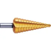 Exact 5347 HSS Getrapte boor Gezamenlijke lengte 67 mm TiN 3 vlakken schacht 1 stuk(s)