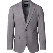 Venti Modern Fit Blazer grijs, Effen