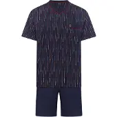 Robson Katoenen heren shortama streepjes | Maat 50