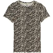 We fashion Shirt crème / zwart