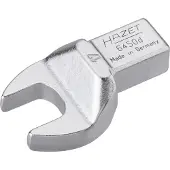 Hazet Insteek-steeksleutel 6450D-17 · 14 x 18 mm insteekvierkant massief · Buiten-zeskant-profiel · SW 17 mm