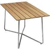 Grythyttan Stålmöbler B25A tafel Eiken olie-verzinkt frame