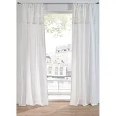 Bonprix Gordijn van biologisch katoen met borduursel (1 stuk) maat h/b: 145/110 cm