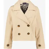 TwoDay korte meisjes trenchcoat beige maat 134