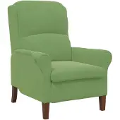 vidaXL Fauteuil Lichtgroen Fluweel