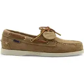 Sebago Heren Portland Artisan Ox taupe Portland Artisan Ox leren bootschoenen (41), Leer, Plat, Veters, Casual 78123GW