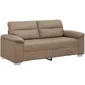 vidaXL 2-zitsbank Cappuccino 180x81x84 cm kunstleer